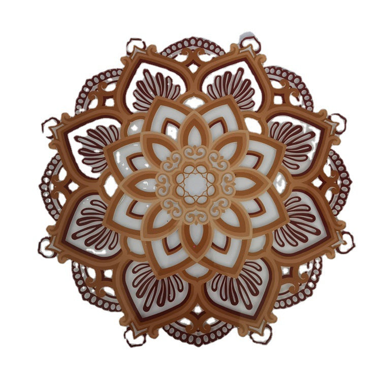 Illuminated Mandala Wall Décor – USB or Battery Powered