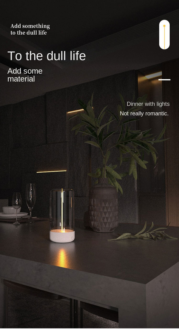 Rechargeable Ambient Table Lamp – Touch-Controlled Portable Light