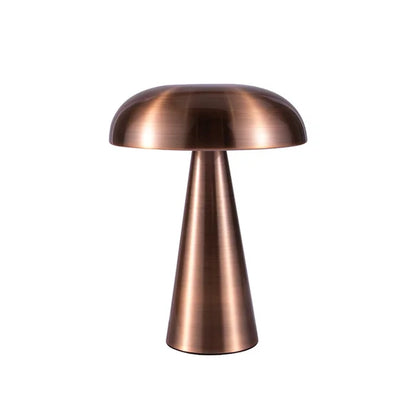 Mushroom Table Lamp – Rechargeable Touch Dimmer