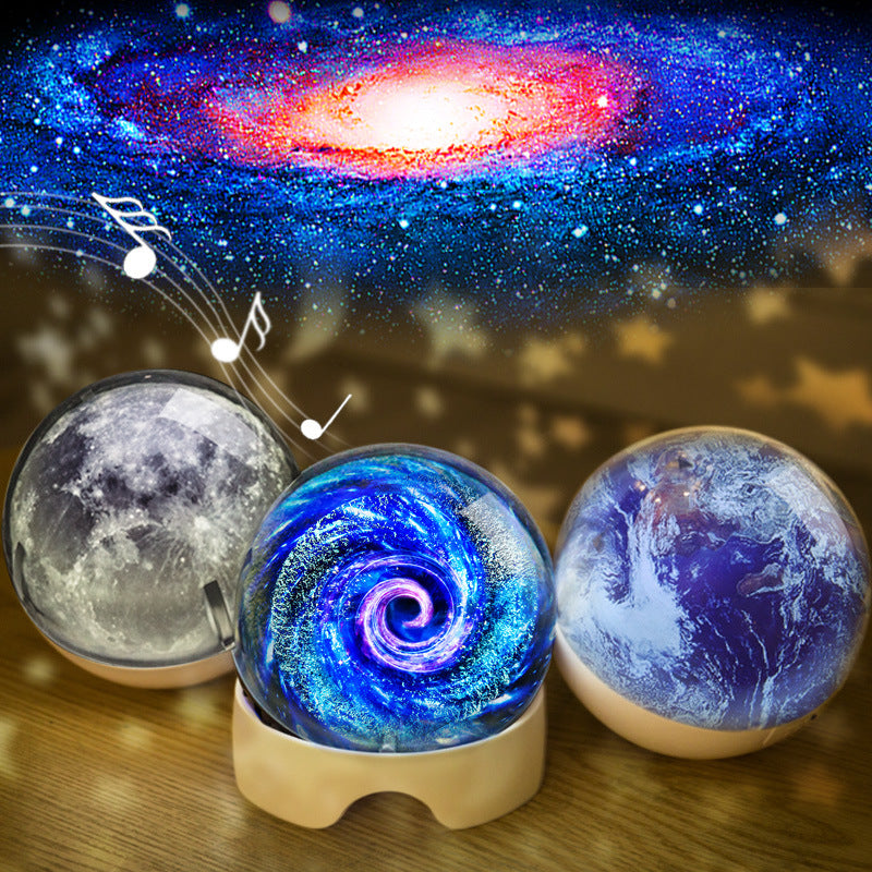 Galaxy Star Projector – Rotating Room Projector with Bluetooth Speaker | 3W