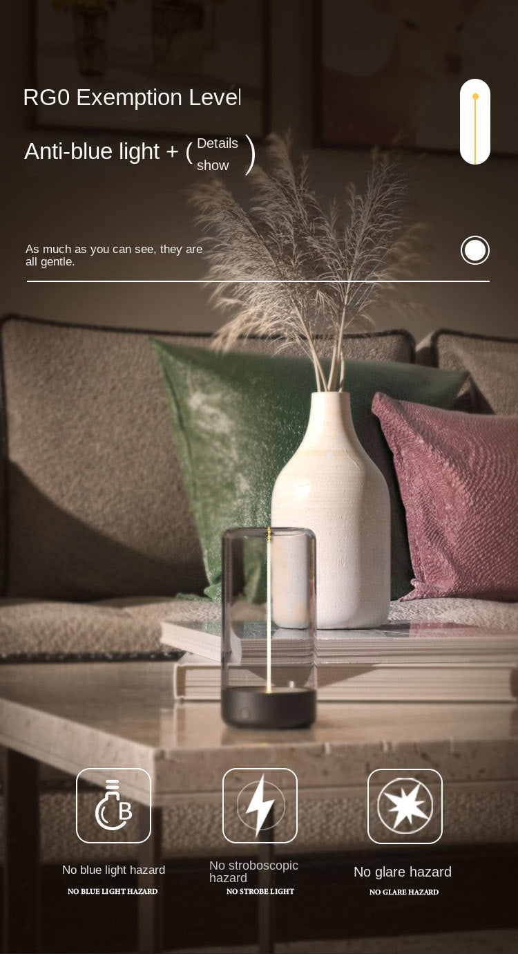 Rechargeable Ambient Table Lamp – Touch-Controlled Portable Light