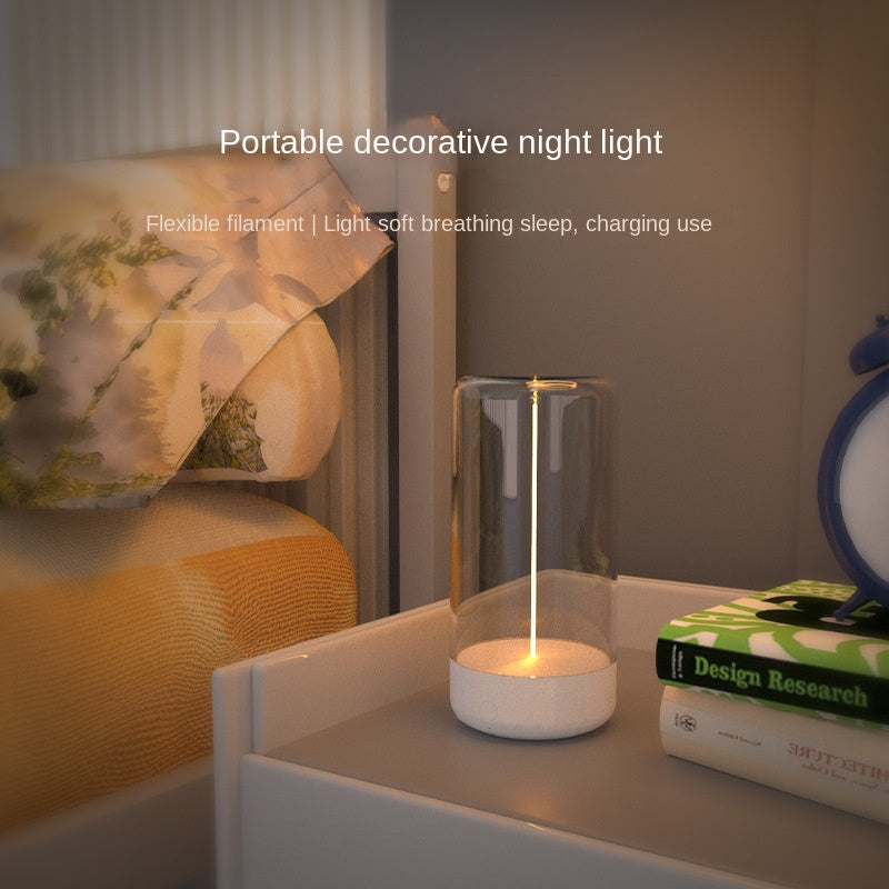 Rechargeable Ambient Table Lamp – Touch-Controlled Portable Light