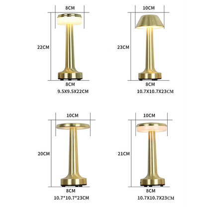Retro Bar Table Lamp – Rechargeable Touch Dimmer Cordless Lamp