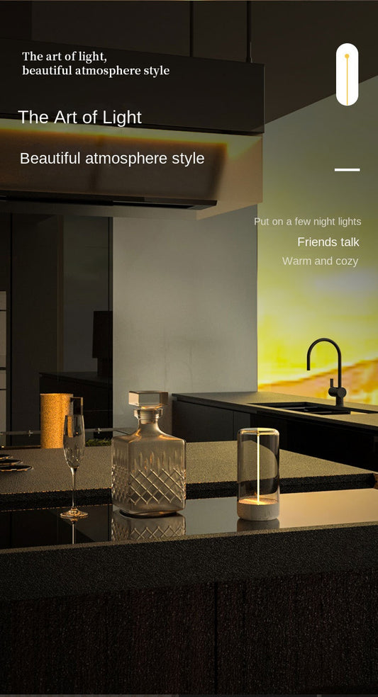 Rechargeable Ambient Table Lamp – Touch-Controlled Portable Light