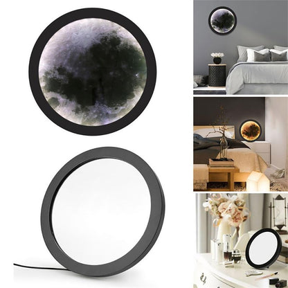 Moon Mirror LED Wall Light – Backlit Celestial Makeup Mirror