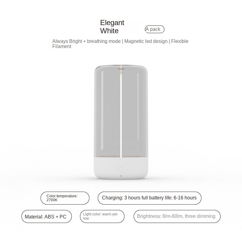 Rechargeable Ambient Table Lamp – Touch-Controlled Portable Light