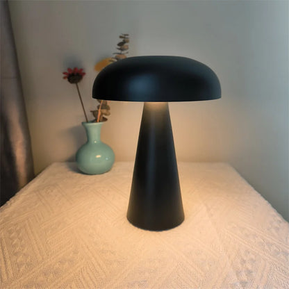 Mushroom Table Lamp – Rechargeable Touch Dimmer