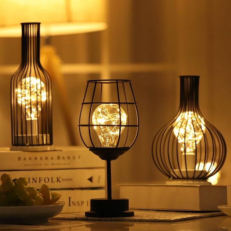 Wine-Inspired LED Accent Lamps – 5 Decorative Designs