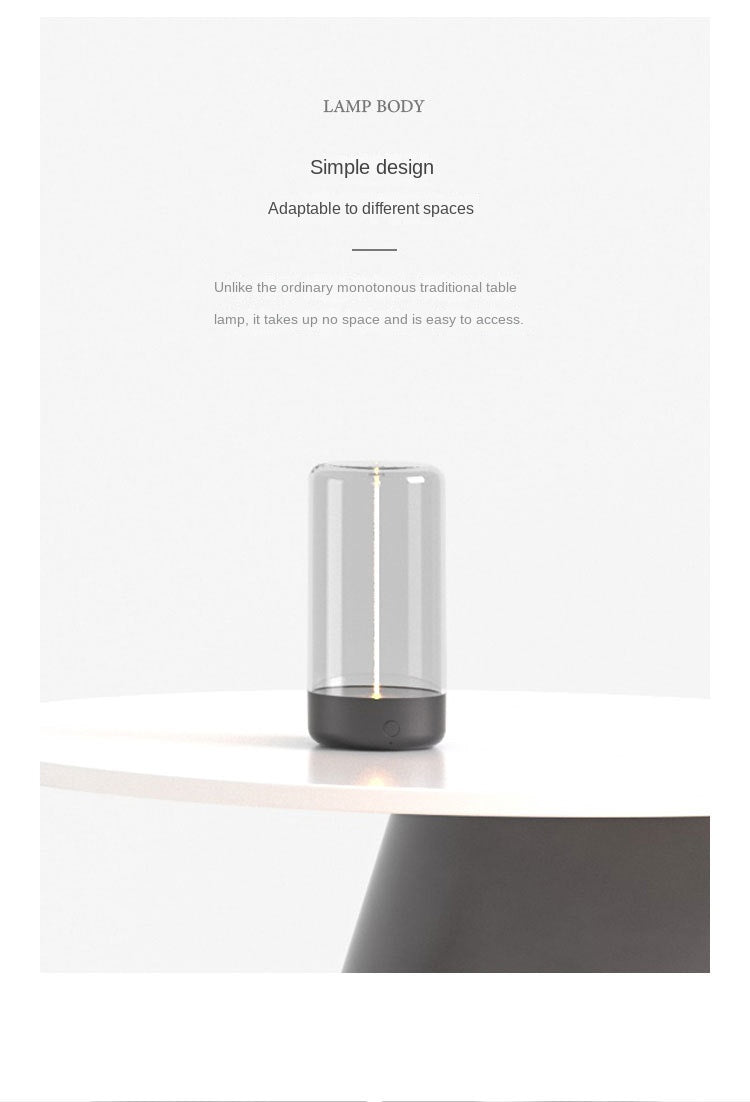 Rechargeable Ambient Table Lamp – Touch-Controlled Portable Light