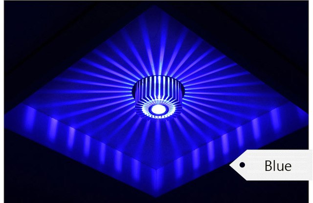 3W LED Wall Sconce – Recessed or Surface Mounted