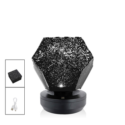 Rotating Starry Sky Projector – USB Star Projection Night Light