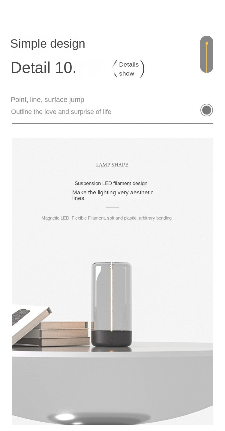 Rechargeable Ambient Table Lamp – Touch-Controlled Portable Light