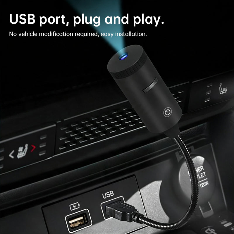 USB Galaxy Star Projector – Plug & Play with Interchangeable Moon & Milky Way Slides