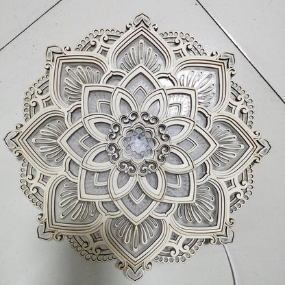 Illuminated Mandala Wall Décor – USB or Battery Powered