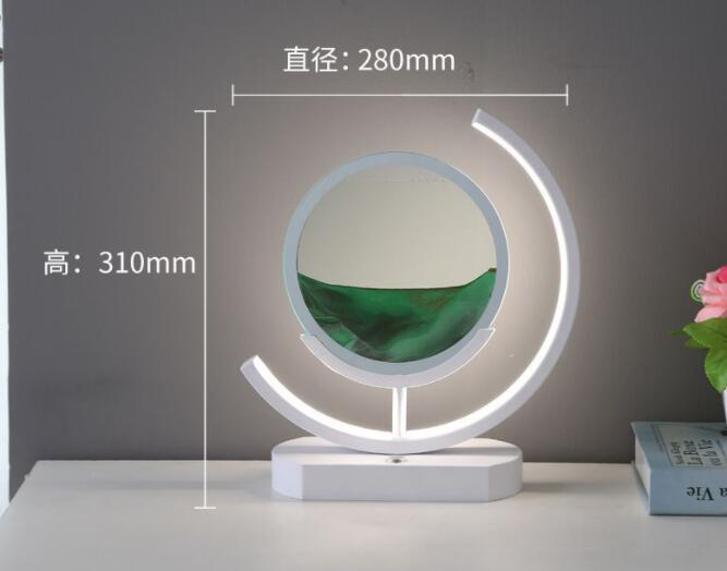 Sand Art Lamp – Moving Quicksand Painting with LED Halo Light