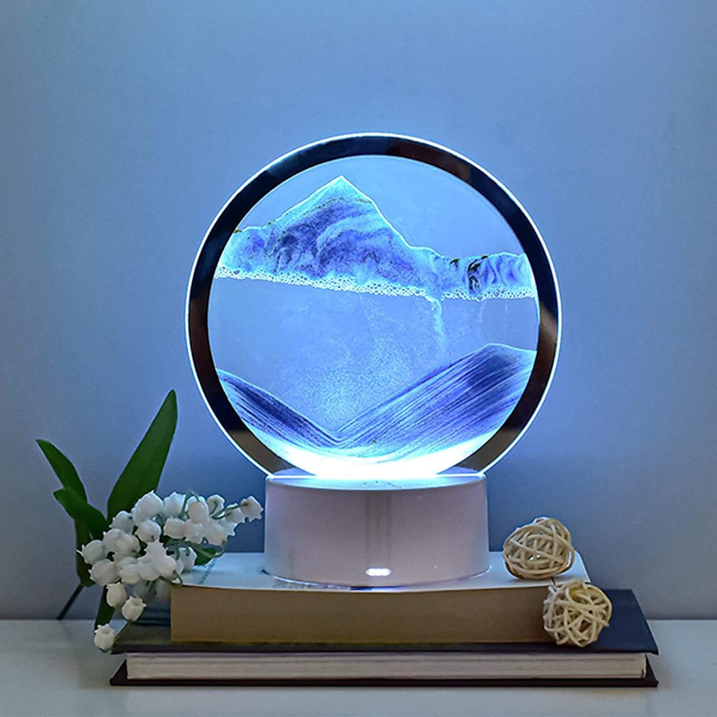 Dynamic Quicksand Lamp – Color-Changing Sand Art Light