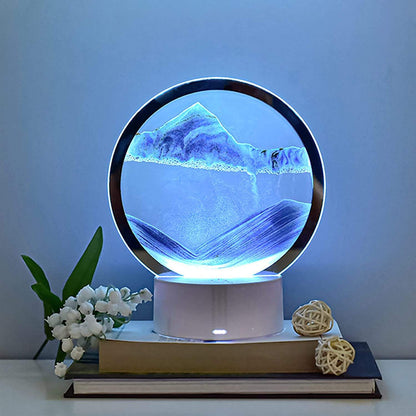 Dynamic Quicksand Lamp – Color-Changing Sand Art Light