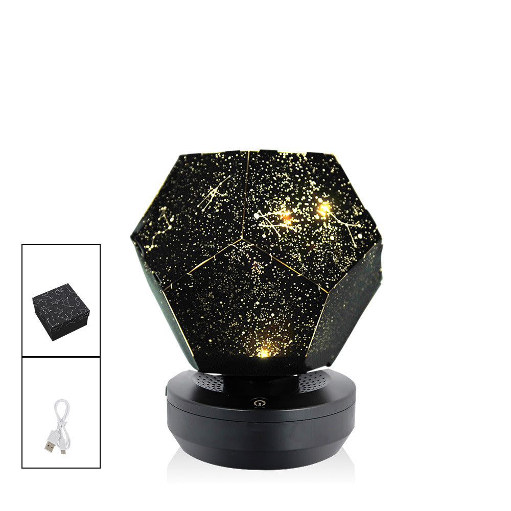 Rotating Starry Sky Projector – USB Star Projection Night Light