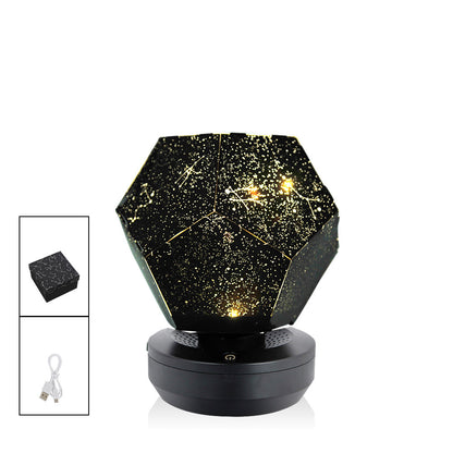 Rotating Starry Sky Projector – USB Star Projection Night Light