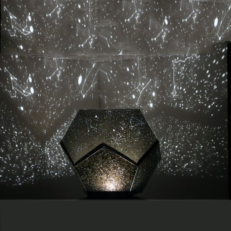 Rotating Starry Sky Projector – USB Star Projection Night Light