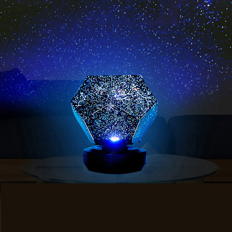 Rotating Starry Sky Projector – USB Star Projection Night Light