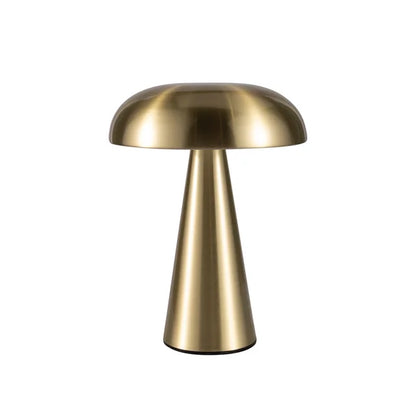 Mushroom Table Lamp – Rechargeable Touch Dimmer