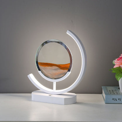 Sand Art Lamp – Moving Quicksand Painting with LED Halo Light
