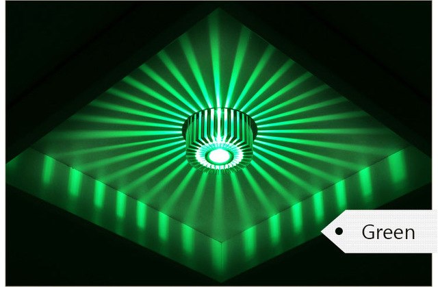 3W LED Wall Sconce – Recessed or Surface Mounted