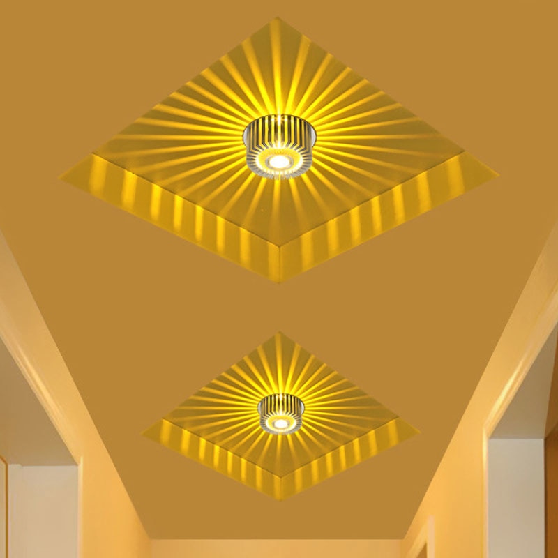 3W LED Wall Sconce – Recessed or Surface Mounted