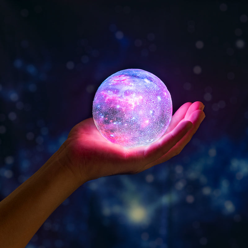 3D Galaxy Lamp – 16-Color LED Night Light with Remote | 3 Sizes