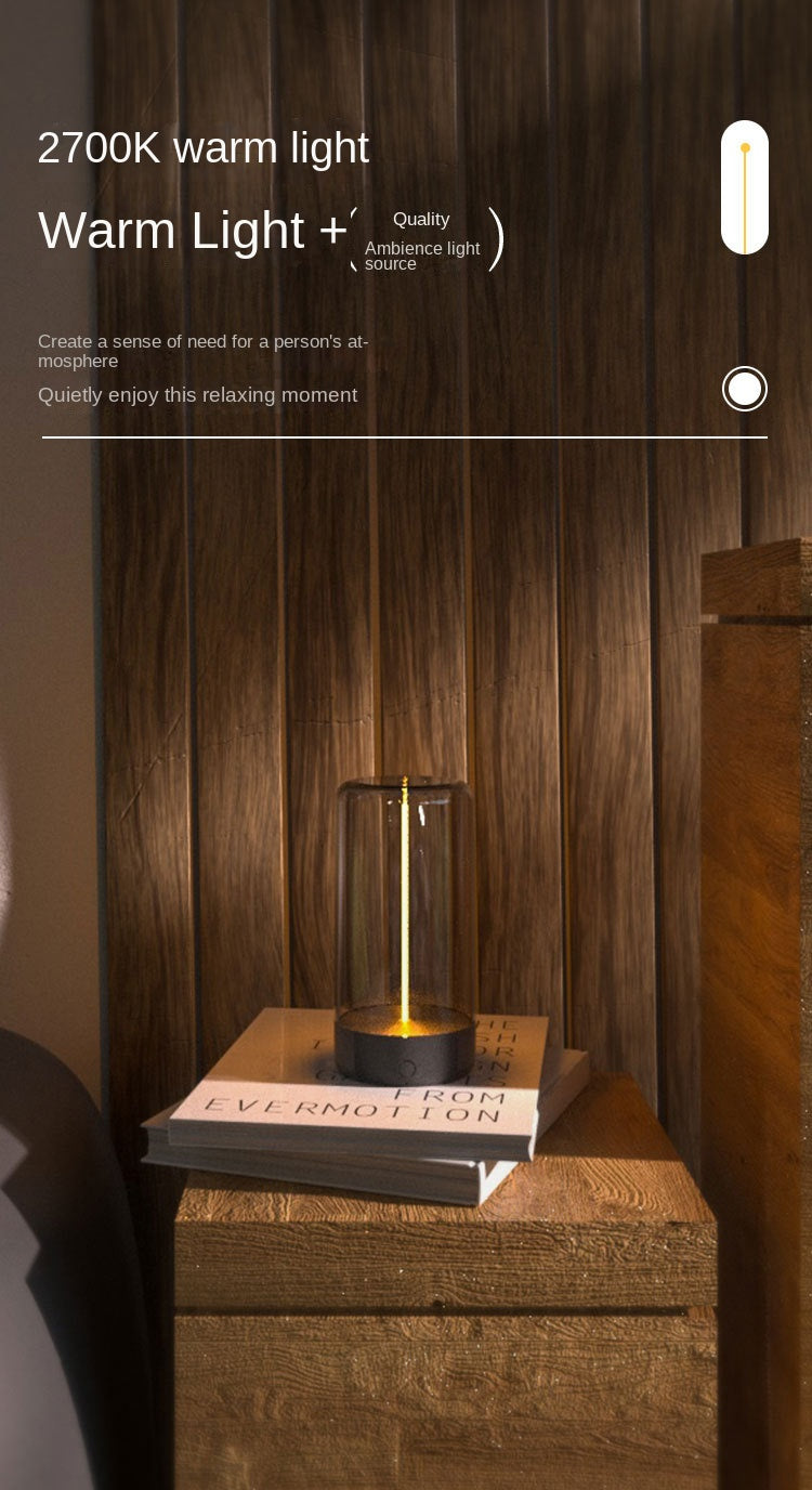 Rechargeable Ambient Table Lamp – Touch-Controlled Portable Light