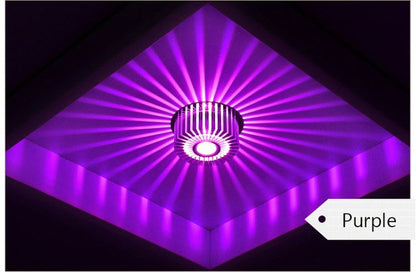 3W LED Wall Sconce – Recessed or Surface Mounted