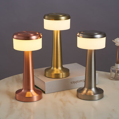 Retro Bar Table Lamp – Rechargeable Touch Dimmer Cordless Lamp