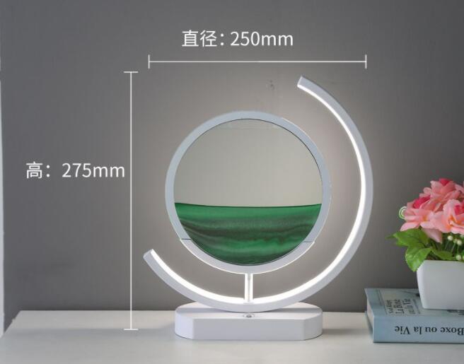 Sand Art Lamp – Moving Quicksand Painting with LED Halo Light