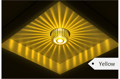 3W LED Wall Sconce – Recessed or Surface Mounted