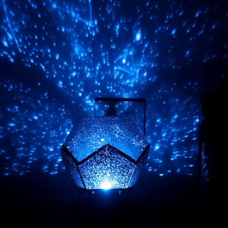 Rotating Starry Sky Projector – USB Star Projection Night Light