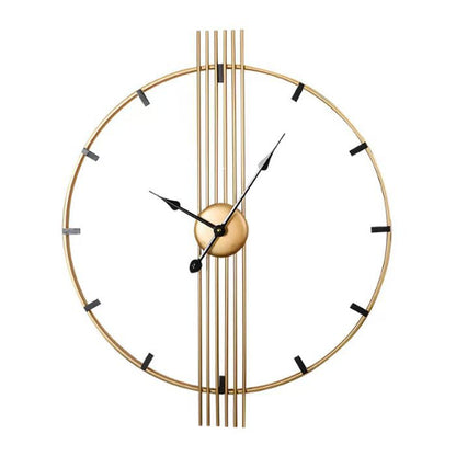 60cm Gold Iron Art Deco Wall Clock