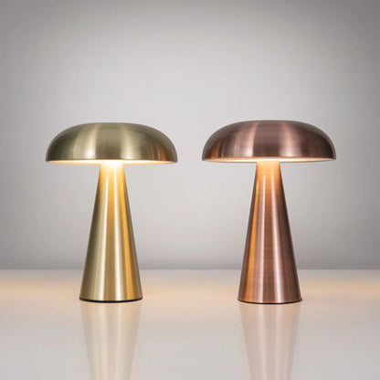 Mushroom Table Lamp – Rechargeable Touch Dimmer