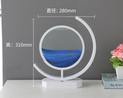 Sand Art Lamp – Moving Quicksand Painting with LED Halo Light