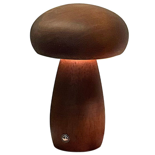 Rechargeable Mushroom Table Lamp – Touch-Controlled Ambient Light