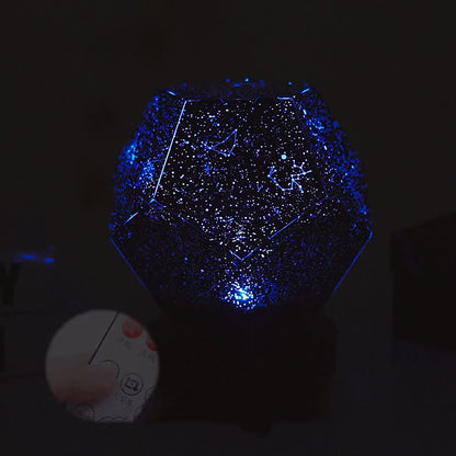 Rotating Starry Sky Projector – USB Star Projection Night Light