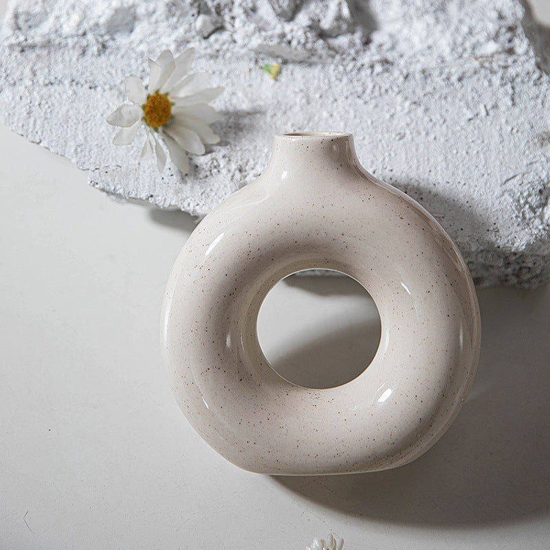 Nordic Ceramic Candle Holder – Snuggle Set or Donut Style