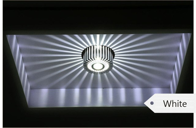 3W LED Wall Sconce – Recessed or Surface Mounted