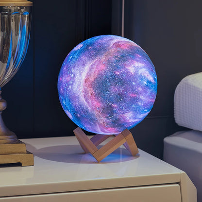 3D Galaxy Lamp – 16-Color LED Night Light with Remote | 3 Sizes